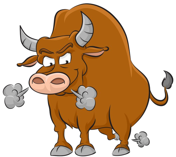 Бык мультяшный