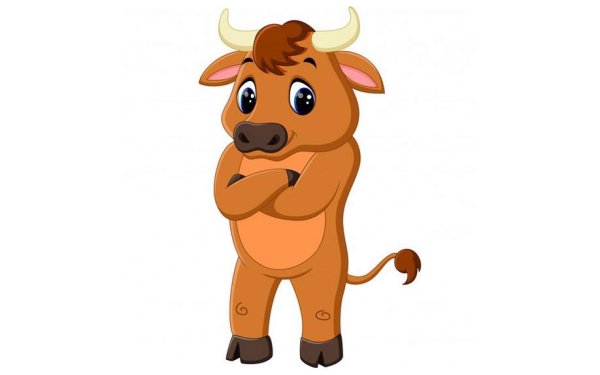 Бычок мультяшка