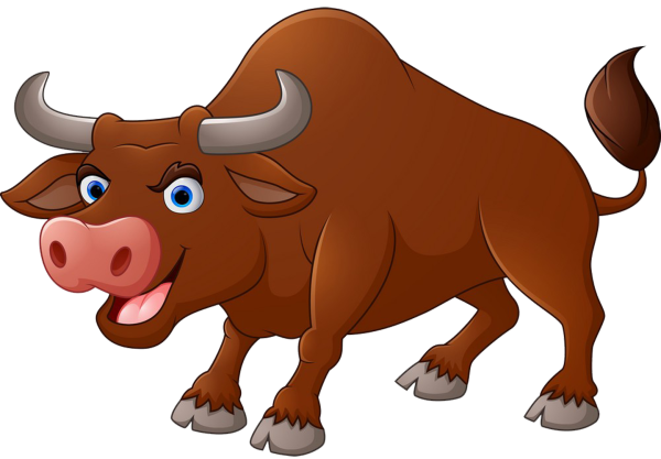 Бык мультяшная