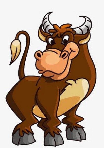 Бык рисунок