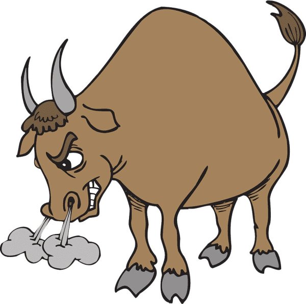 Бык рисунок