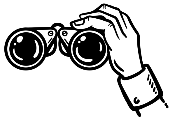 Бинокль клипарт