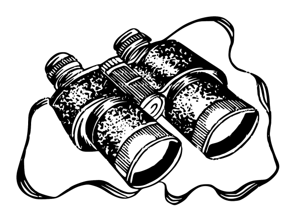 Бинокль силуэт