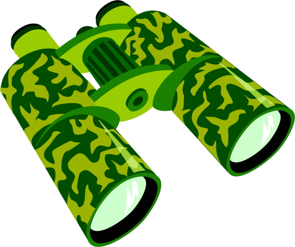 Бинокль иллюстрация