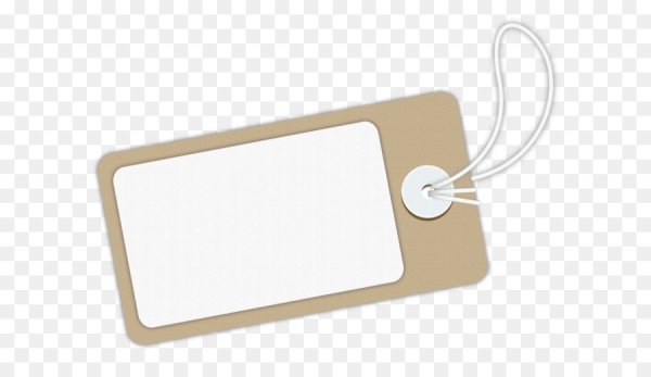 Бирка на белом фоне
