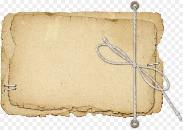 Старая бумага бирка