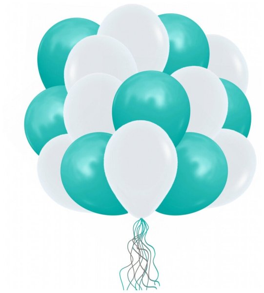 Бирюзовые шары воздушные