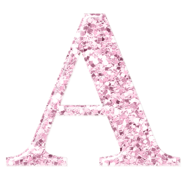 Блестящие буквы