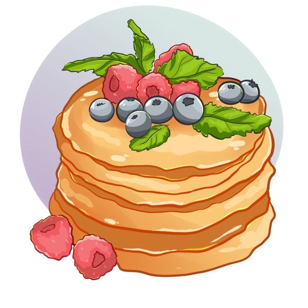 Блины мультяшные