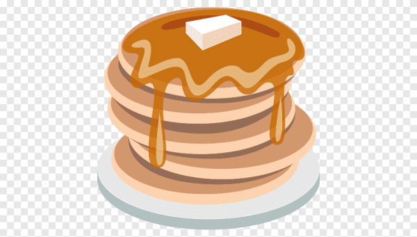 Блины на прозрачном фоне