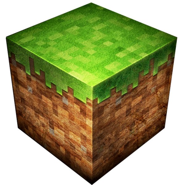 Minecraft блок дёрна