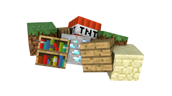 Блоки из МАЙНКРАФТА для шапки