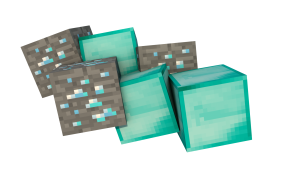 Блок алмаза майнкрафт