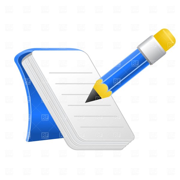 Ручка с тетрадкой