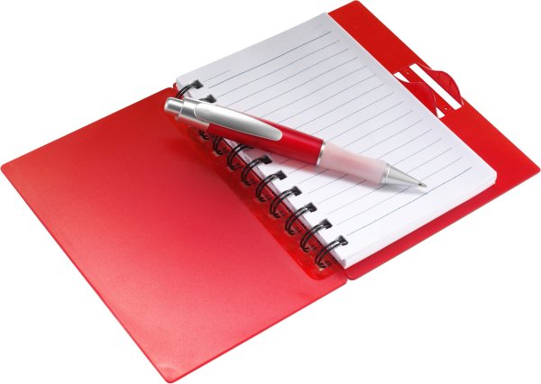 Тетрадь и ручка