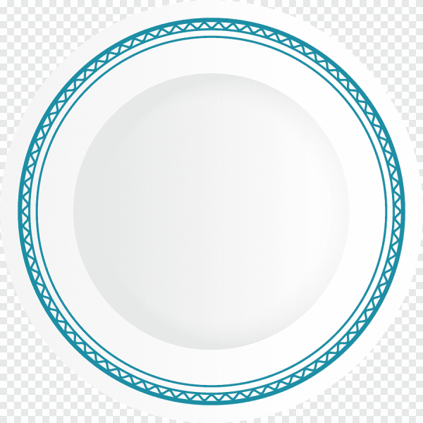 Тарелка на прозрачном фоне