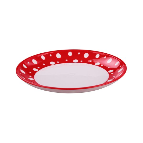 Тарелка в горошек