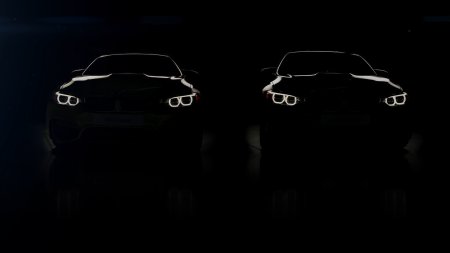 BMW m5 в темноте