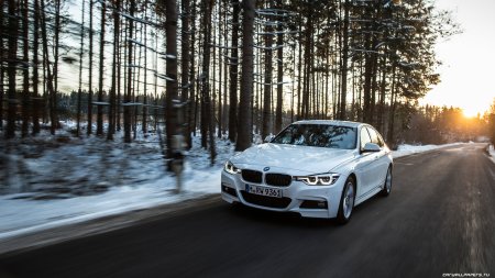 BMW f30 зима