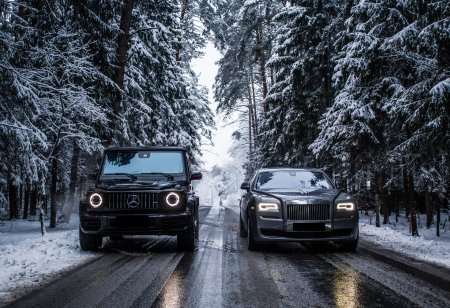 G63 Мерседес зима