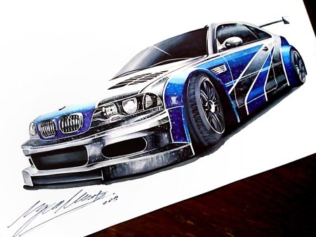 BMW m3 GTR арт