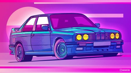 Retro Wave BMW e30