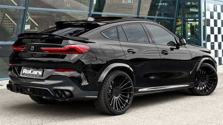 BMW x6 m 2021 черный