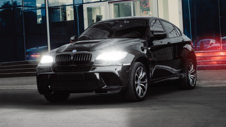 BMW x6 m черная