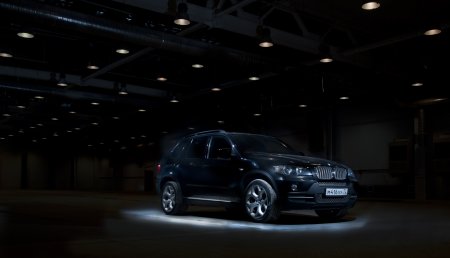 BMW x5 e70 ночью