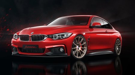 Красная BMW f32