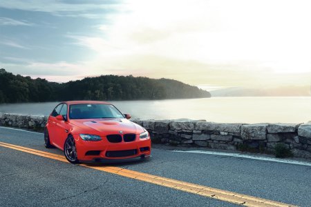 BMW m3 закат
