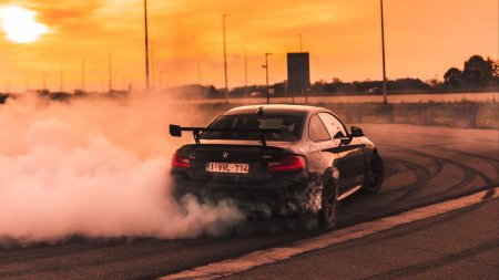 BMW m4 Burnout