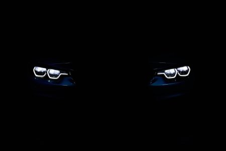 BMW m5 в темноте