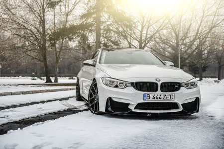 БМВ м5 ф90 зимой
