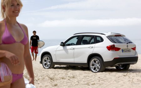 Фото девушек в БМВ х1