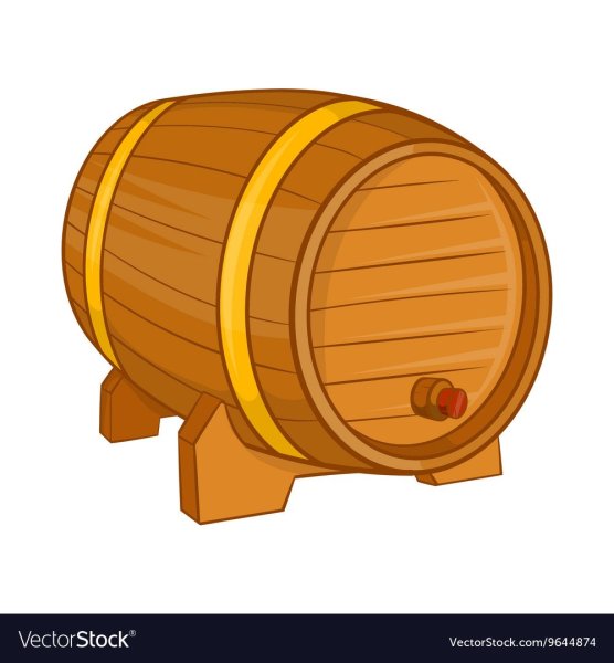 Бочка мультяшная