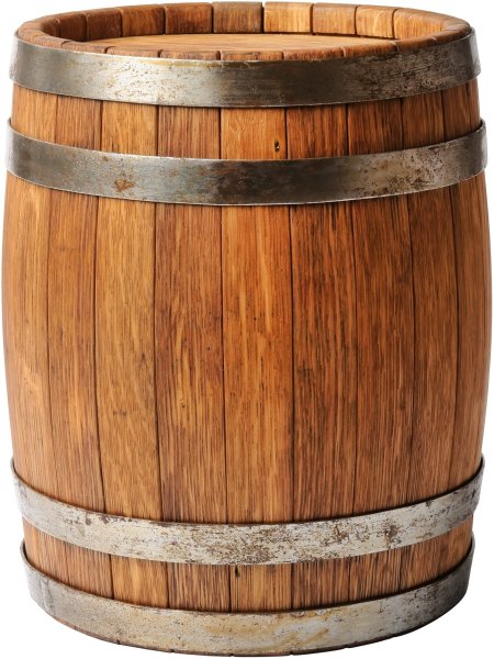 Деревянная бочка пива