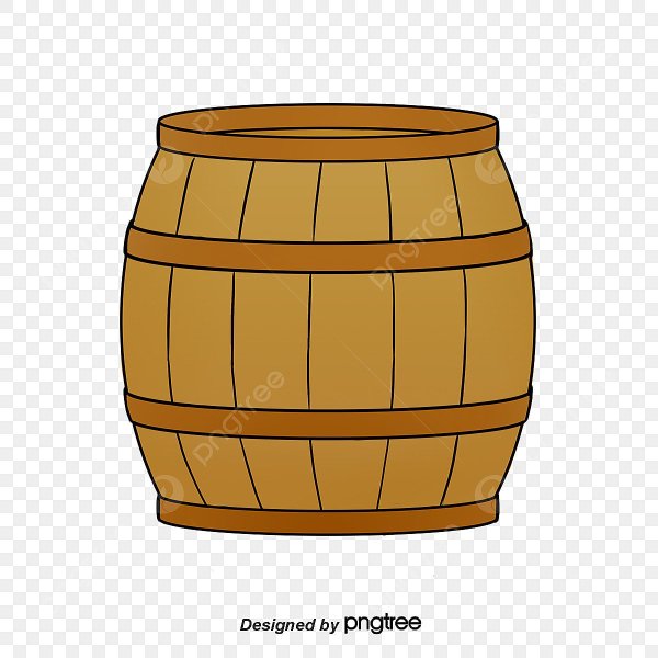 Кадка без фона