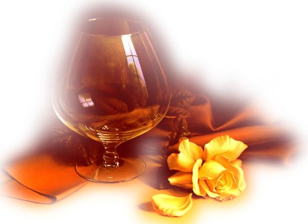 Вечер на прозрачном фоне