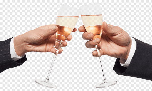 Чокаются бокалами