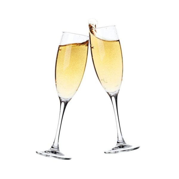 Шампанское в бокале