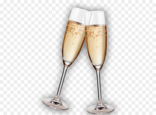 Бокал на прозрачном фоне