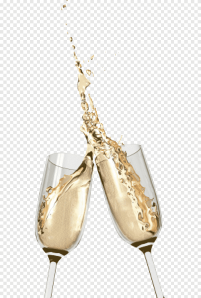 Бокал шампанского с брызгами на Светлом фоне