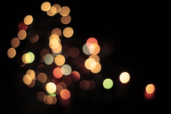 Боке огоньки