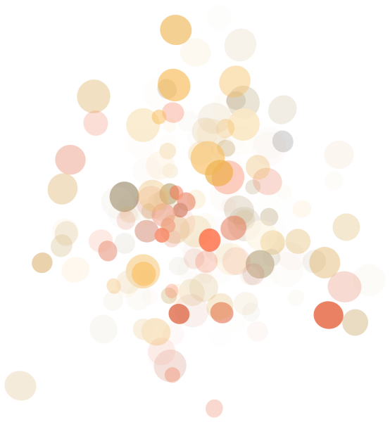 Эффект боке на прозрачном фоне