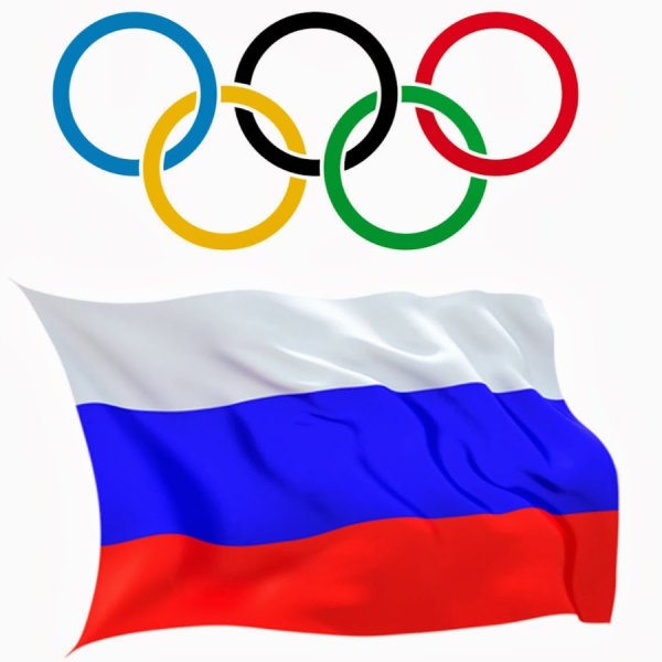 Флаг олимпийского комитета РФ