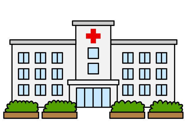 Больница для детей на прозрачном фоне
