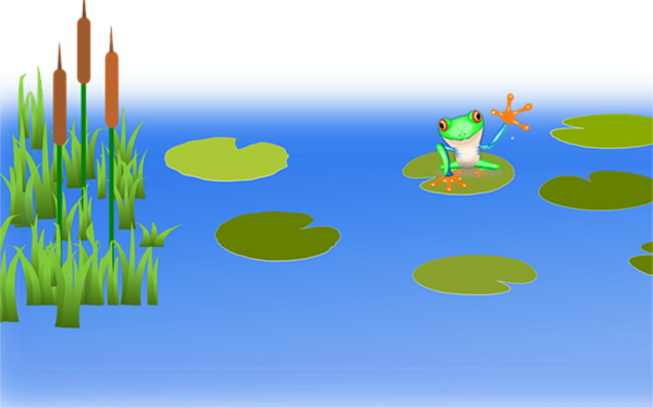 Болото мультяшное