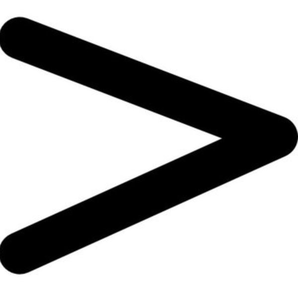 Знак больше