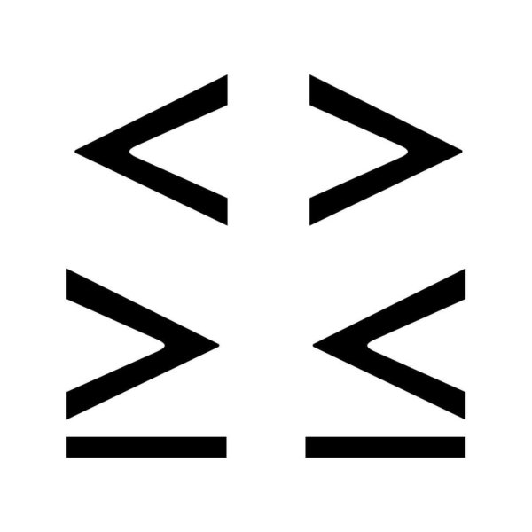 Значок больше или равно